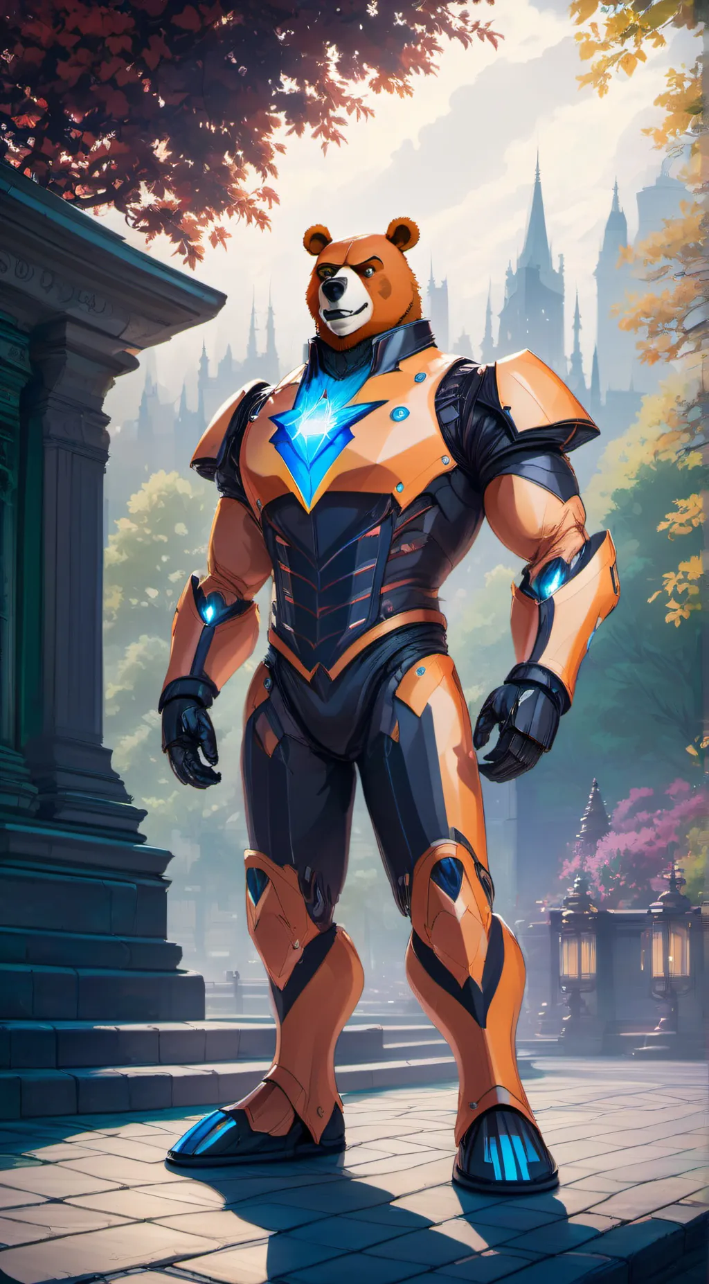 ai character: glamRock Freddy background