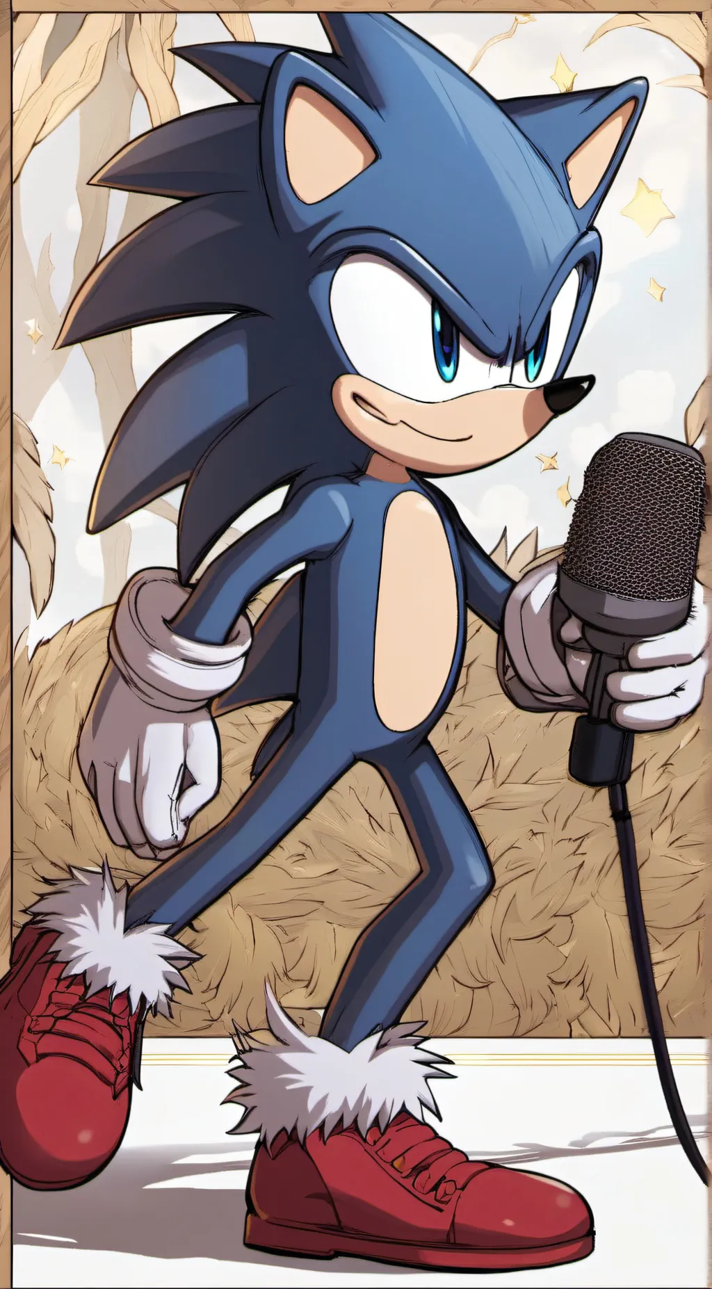 ai character: faker sonic background