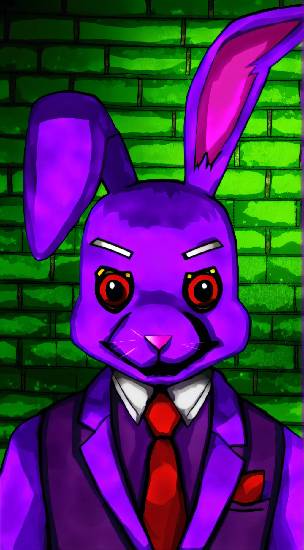 ai character: Bonnie the bunny background