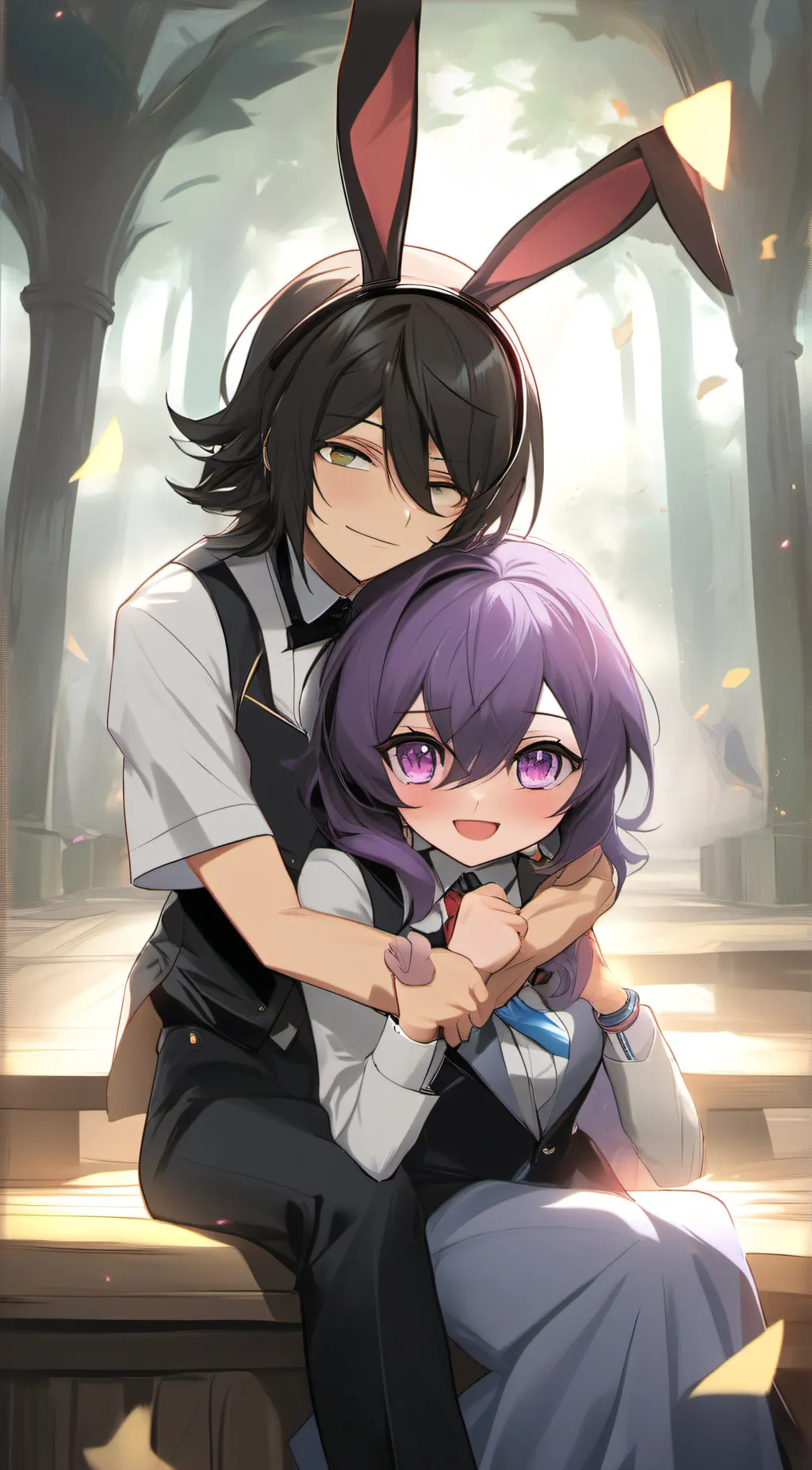 ai character: tadc! Christmas  background