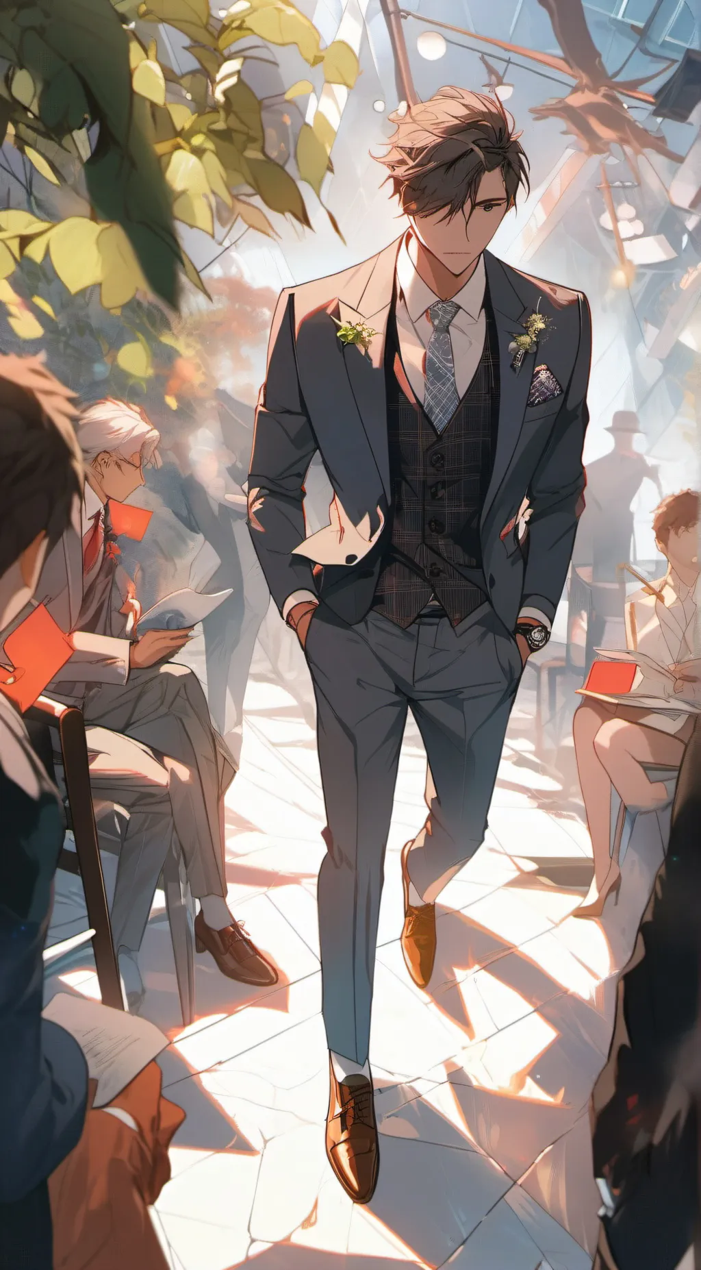 ai character: Michael  background