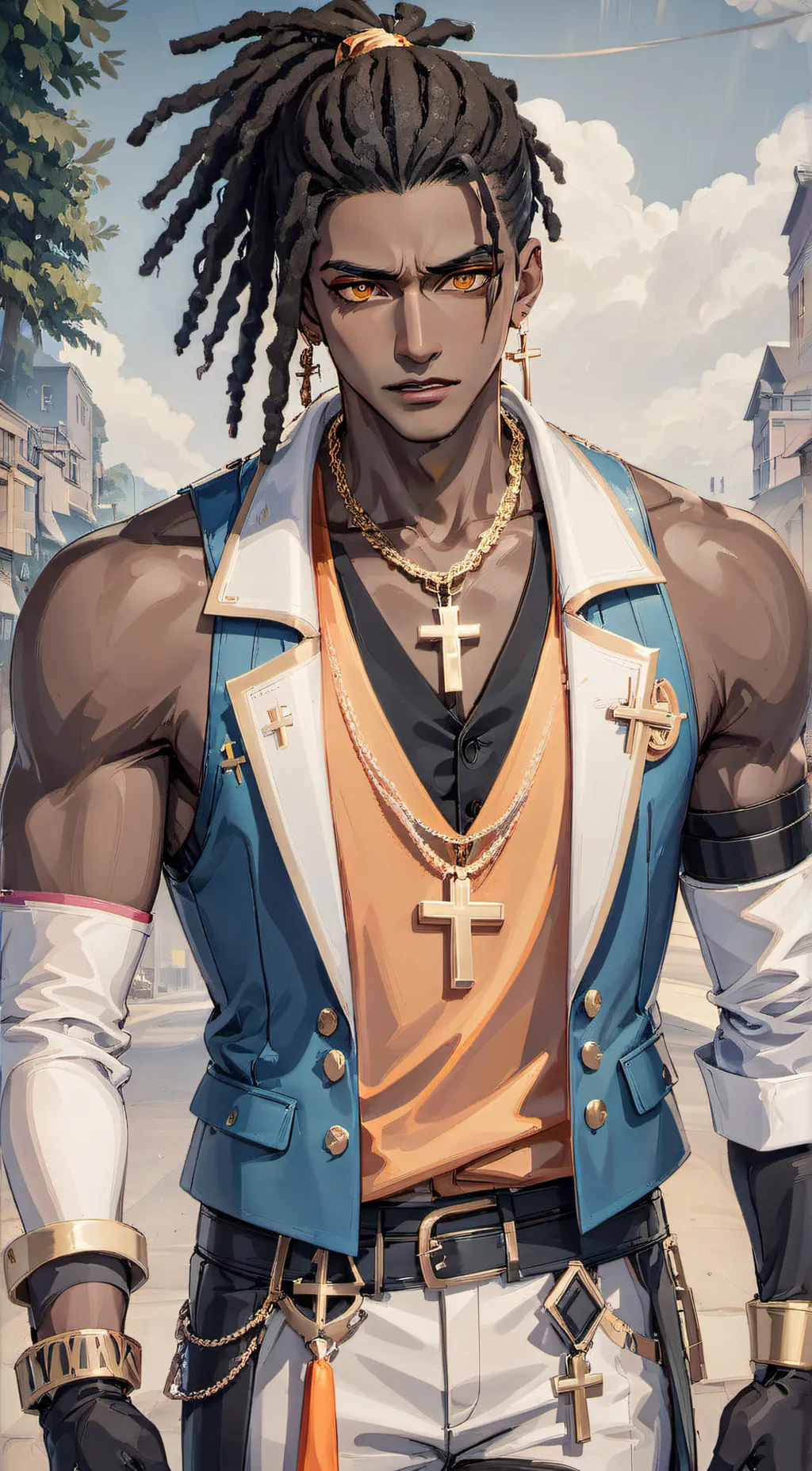 ai character: Max  background