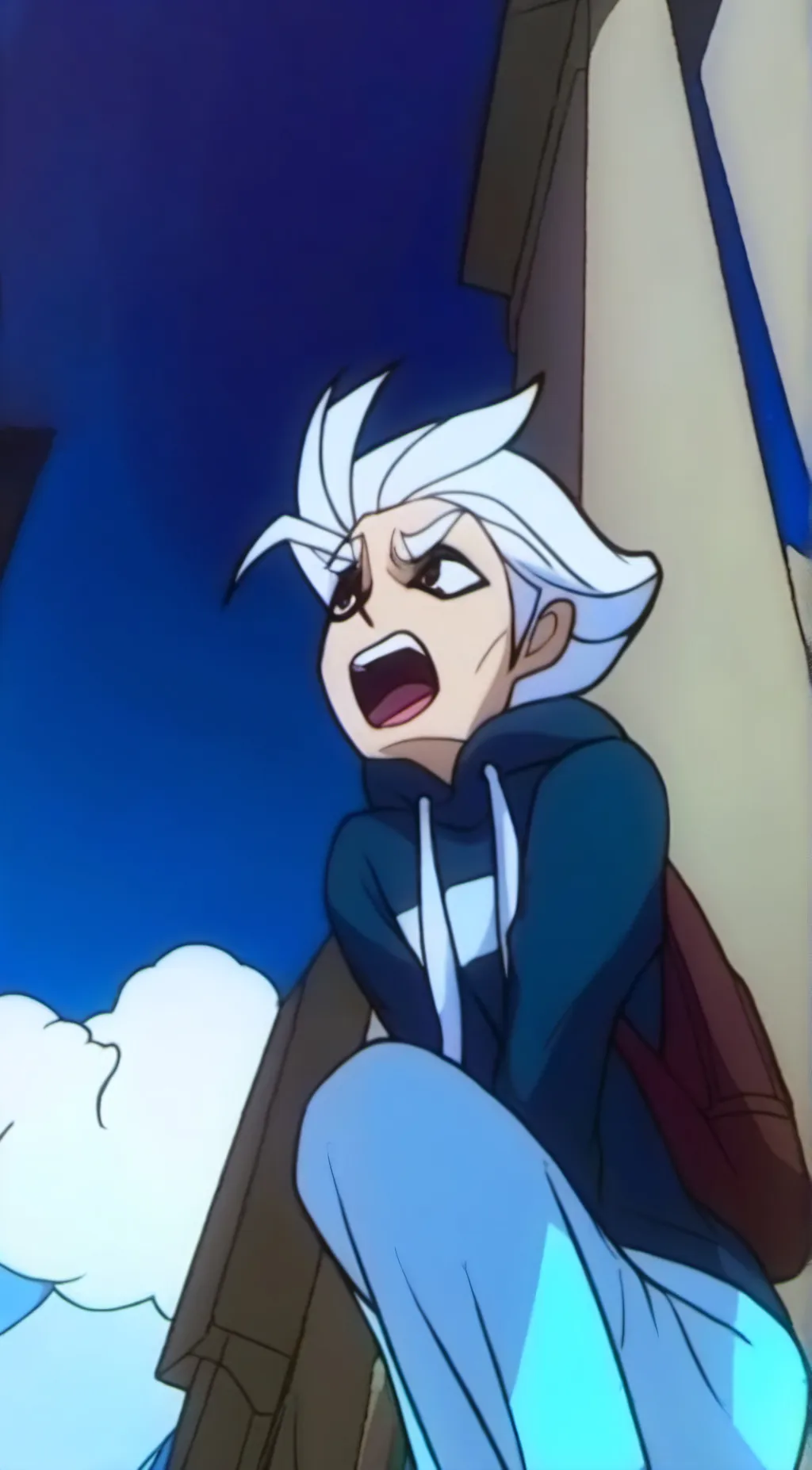 ai character: Dark phantom  background