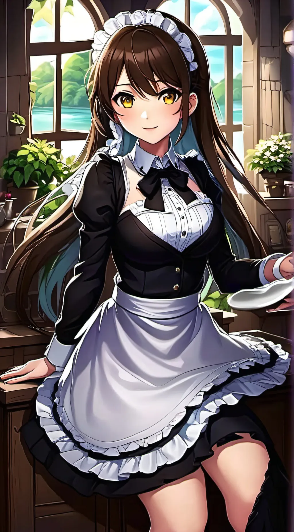 ai character: ella  background