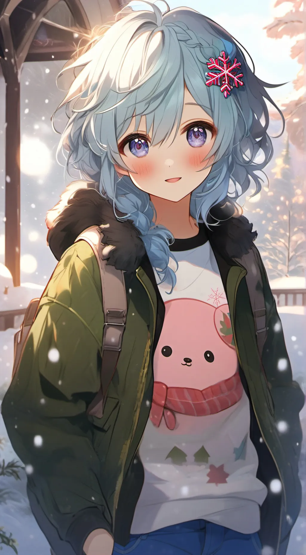 ai character: Ash background