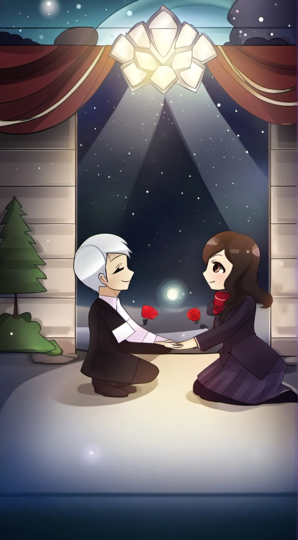 ai character: Ink sans background