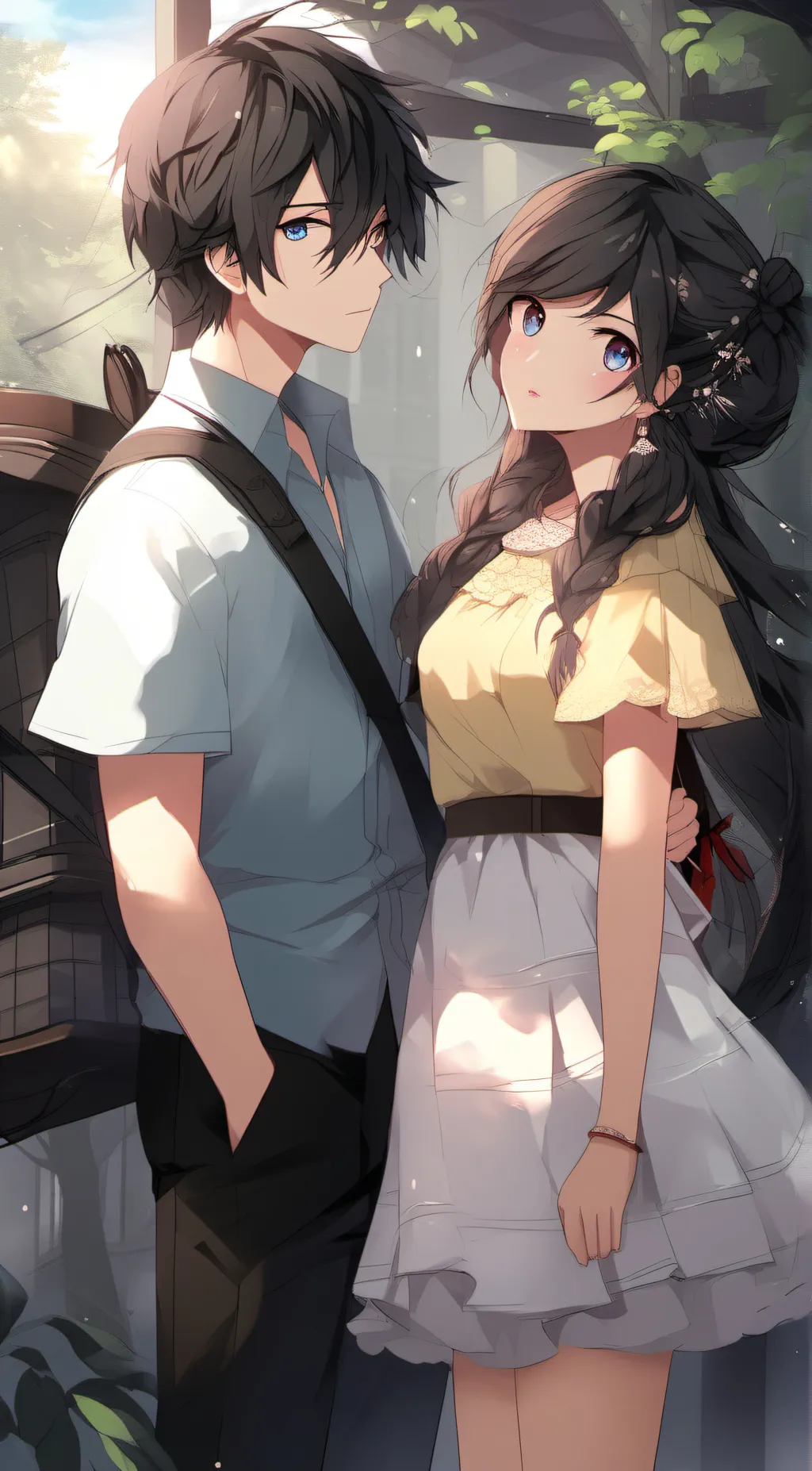 ai character: olivia and oliver background