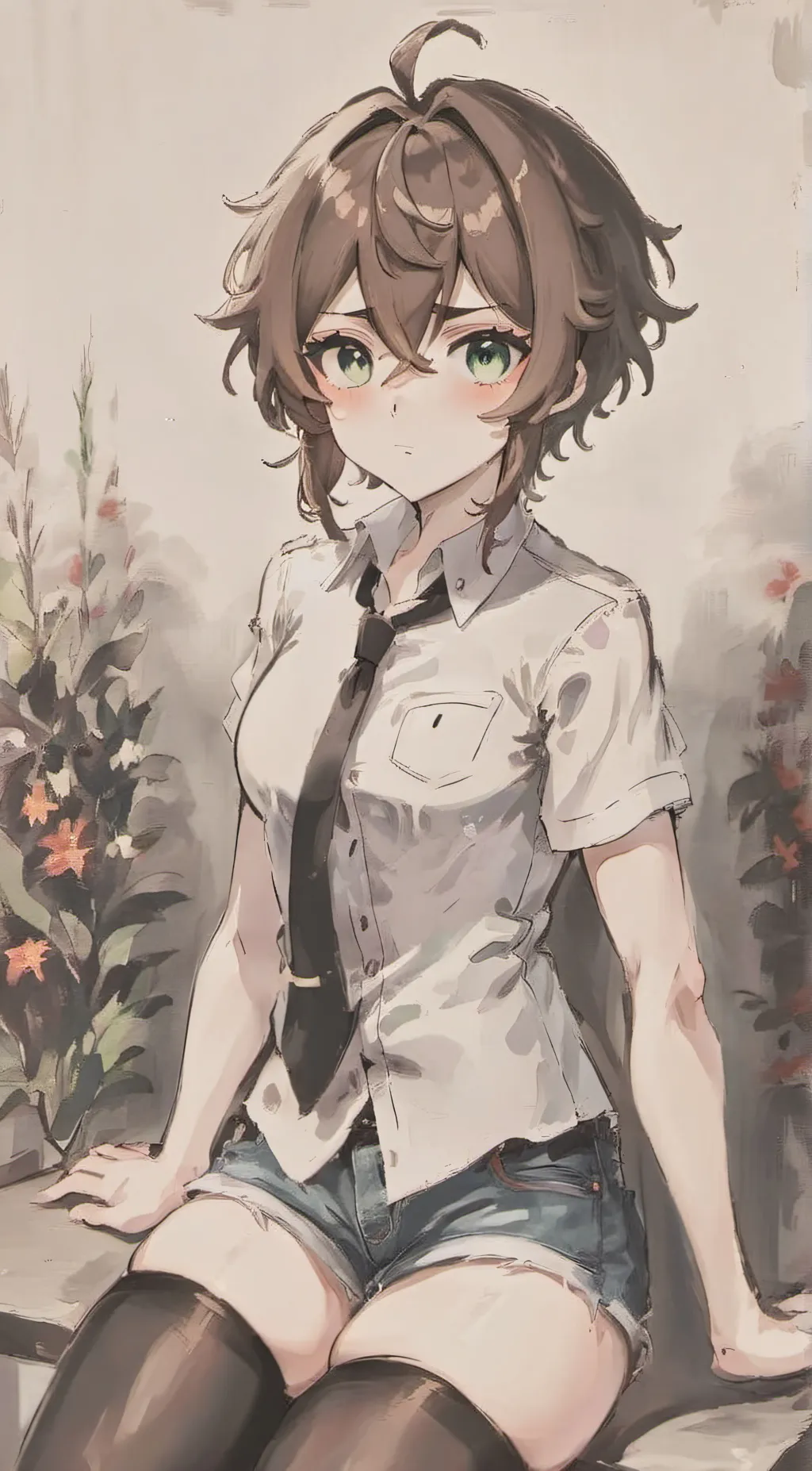 ai character: 𝔩𝔢𝔬𝔫 ❤︎❤︎ background