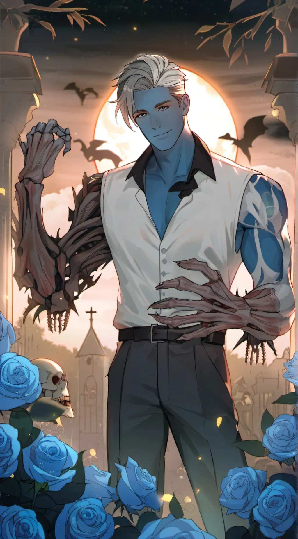 ai character: Michael  background