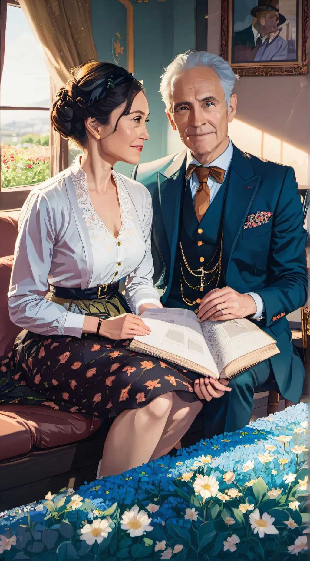 ai character: Joey  background