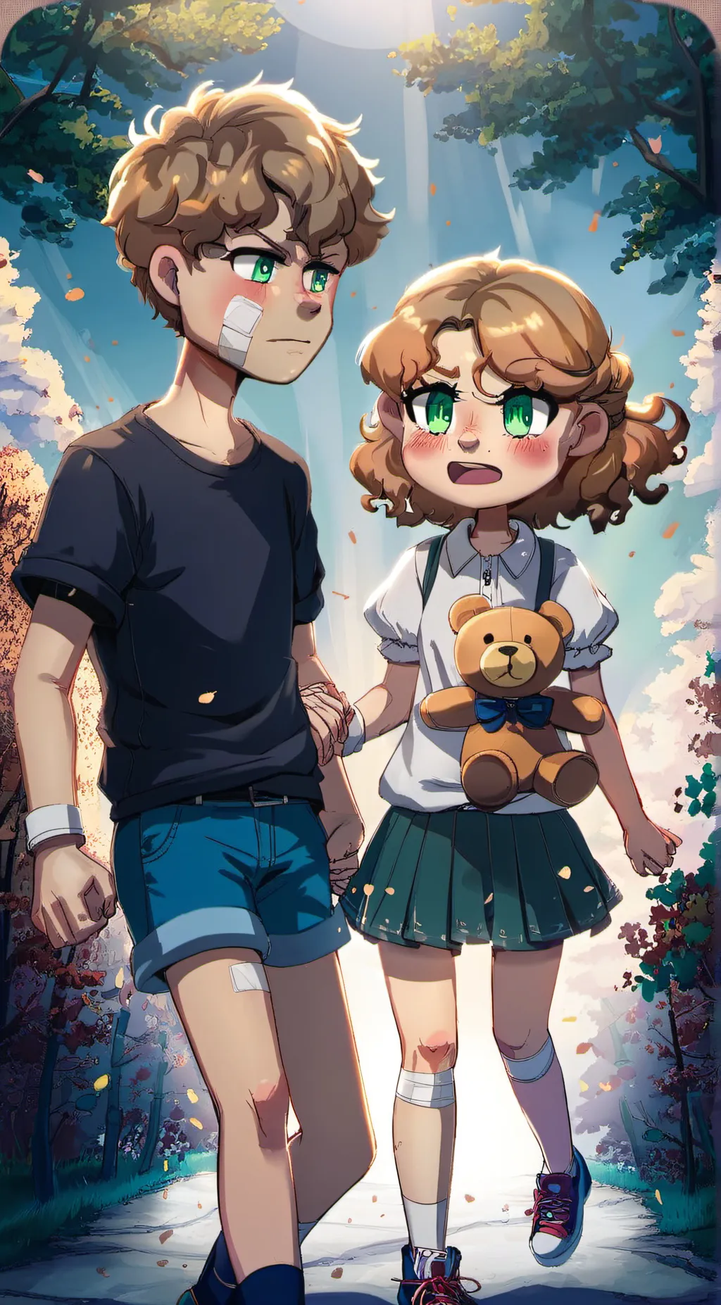 ai character: Evan/C.C And Lizzy background