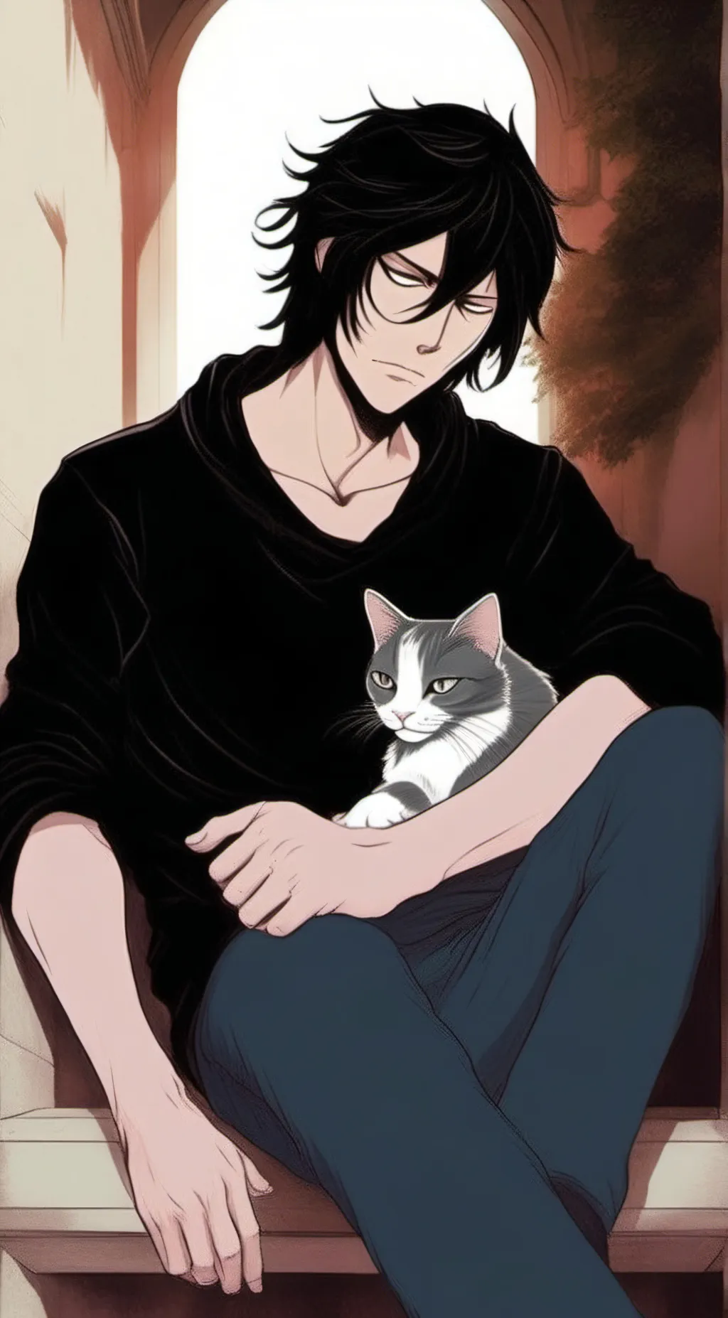 ai character: Nere background