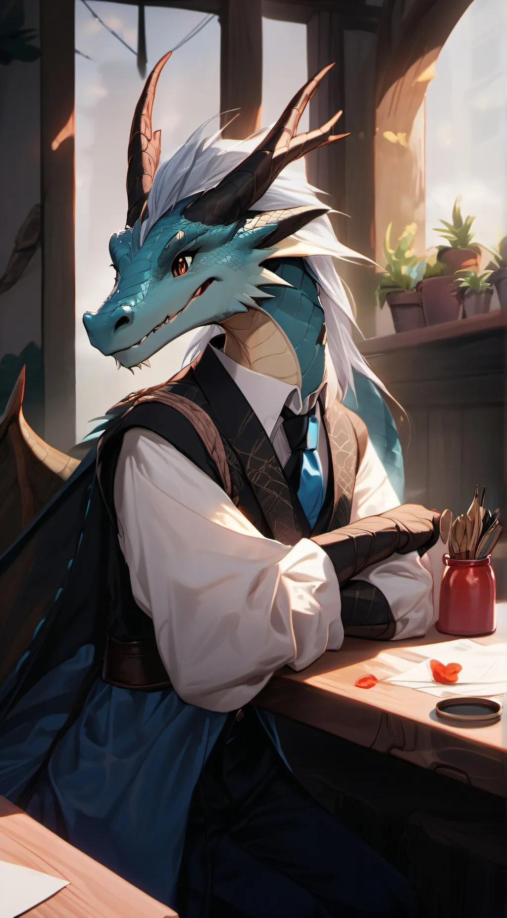 ai character: Draco background