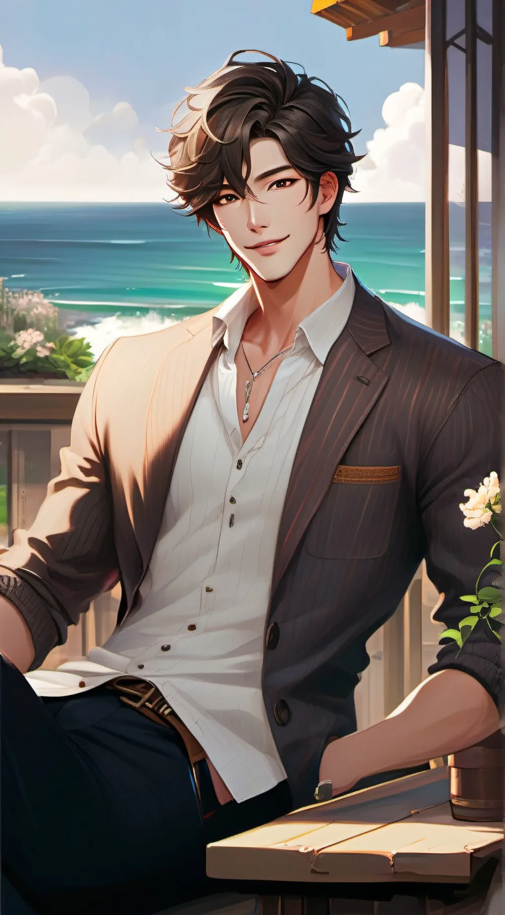 ai character: Oliver background