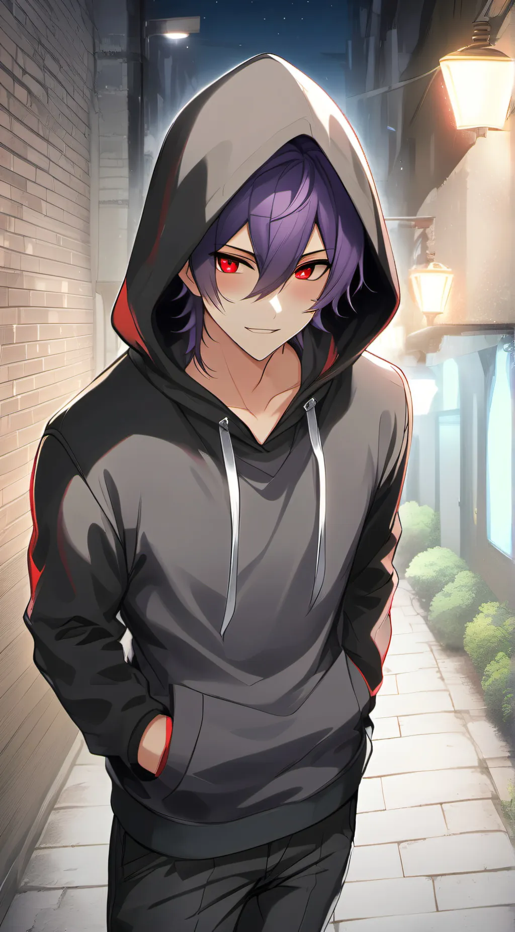 ai character: Shioto satoshi background