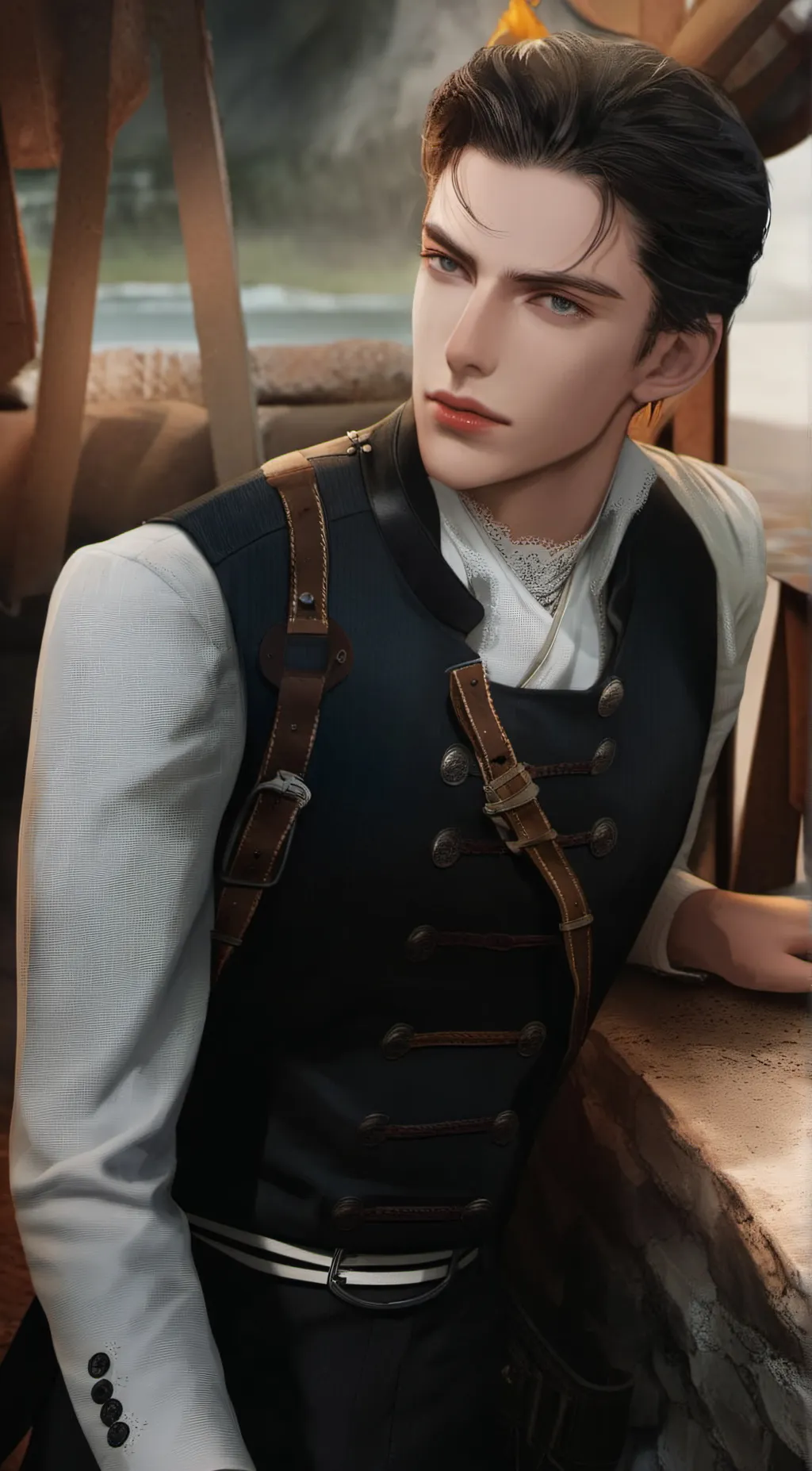 ai character: xia Shang Zhou background