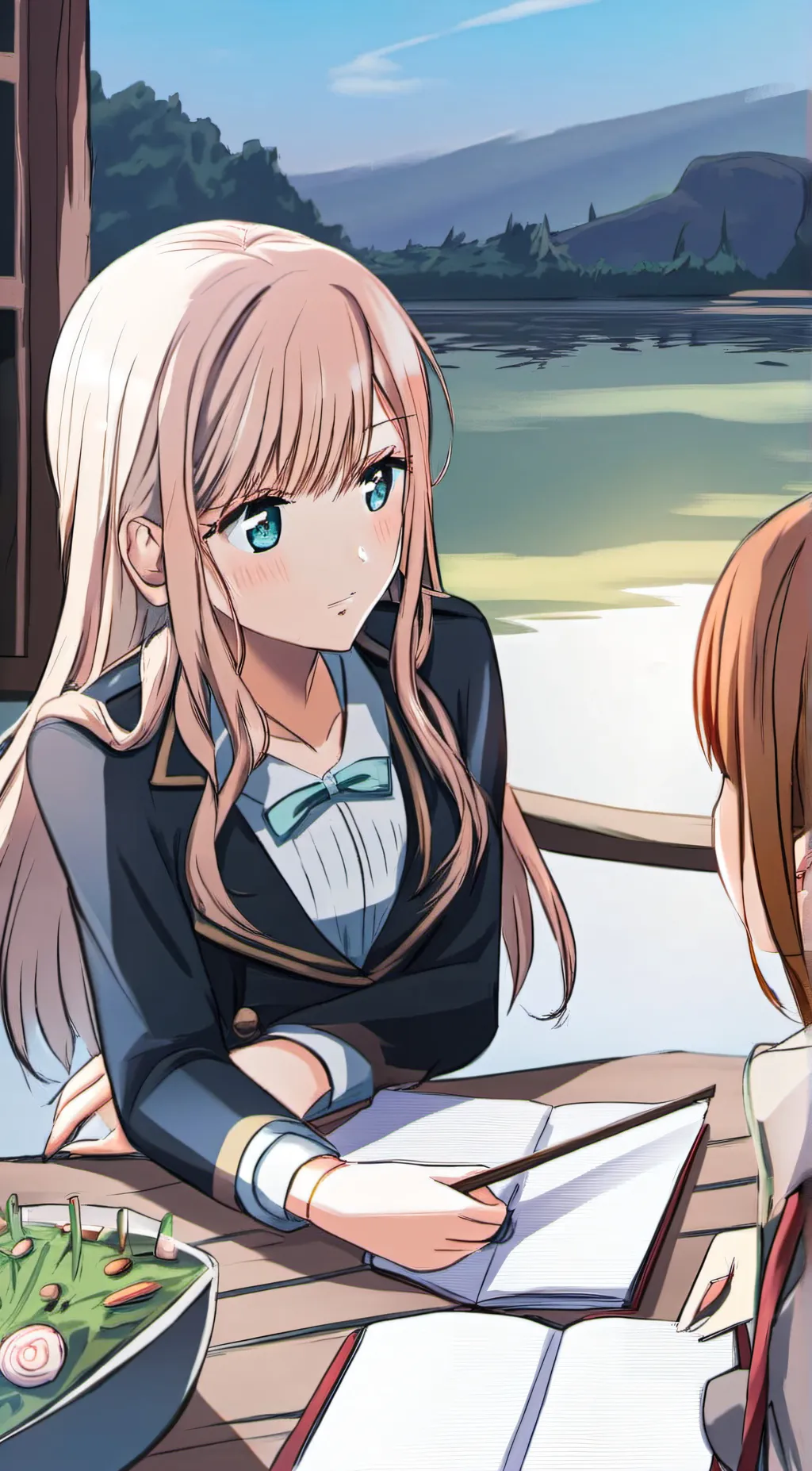 ai character: 女好き background