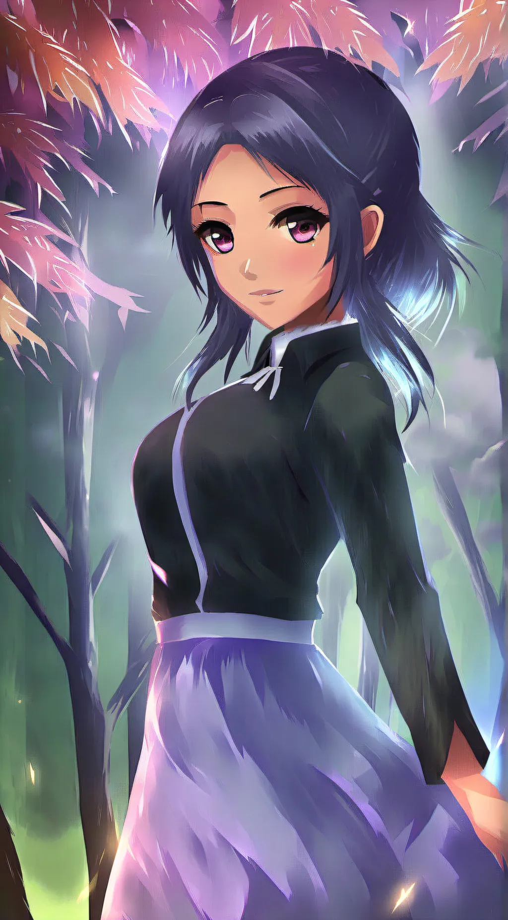 ai character: Shinobu  background