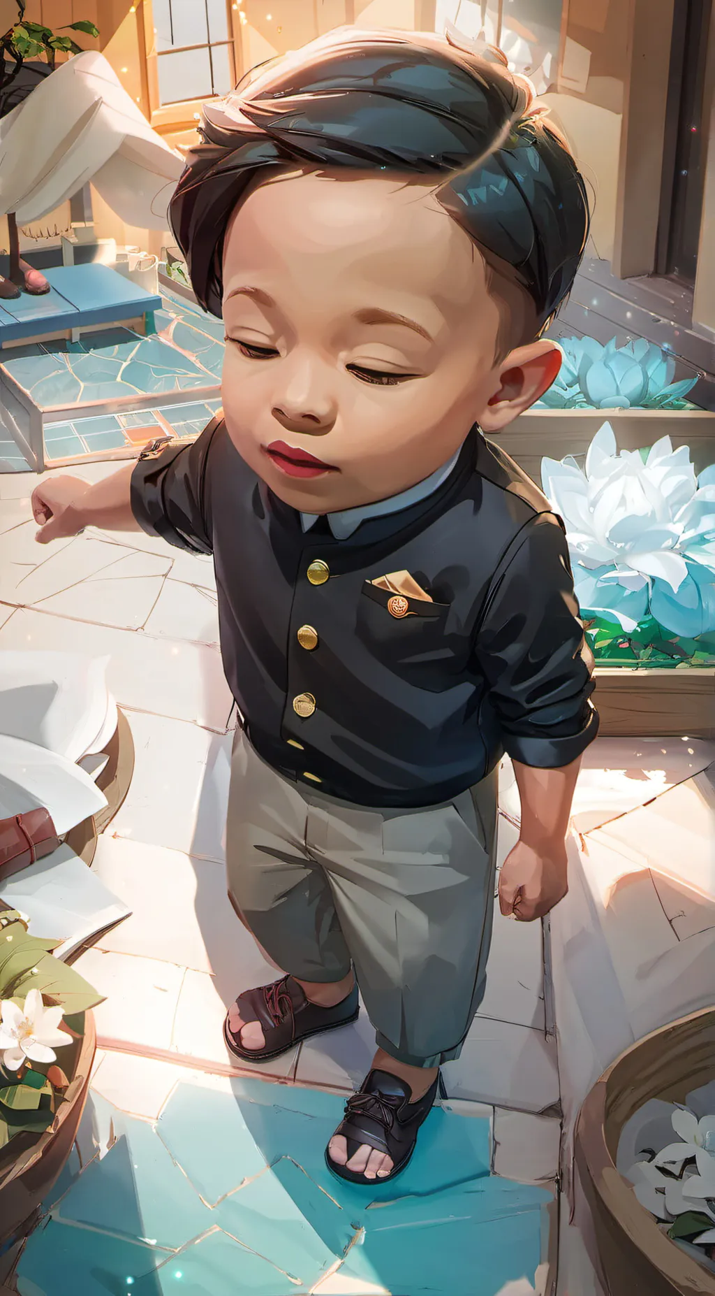 ai character: My boyfriend  background