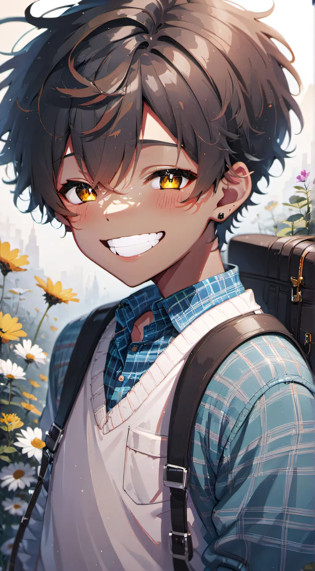 ai character: Brooks🎧♾️💫🤓 background