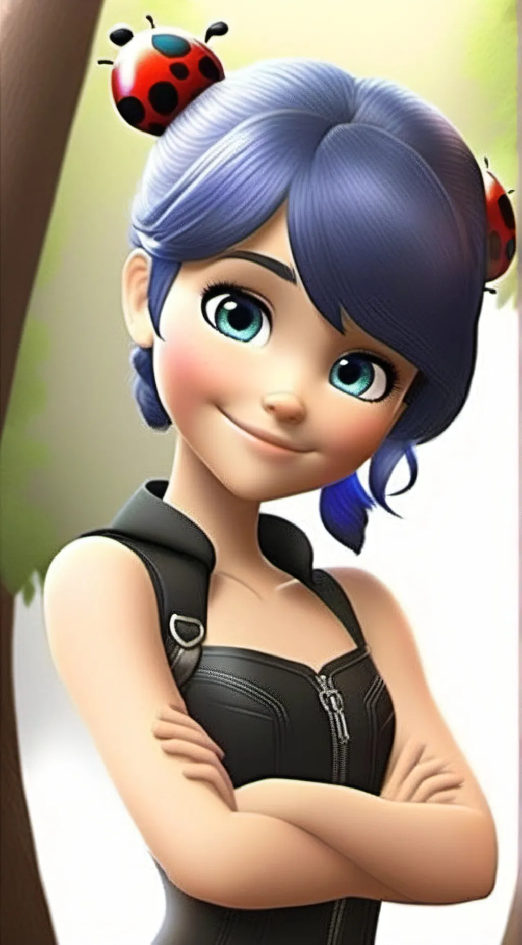ai character: Adrien & Marinette background