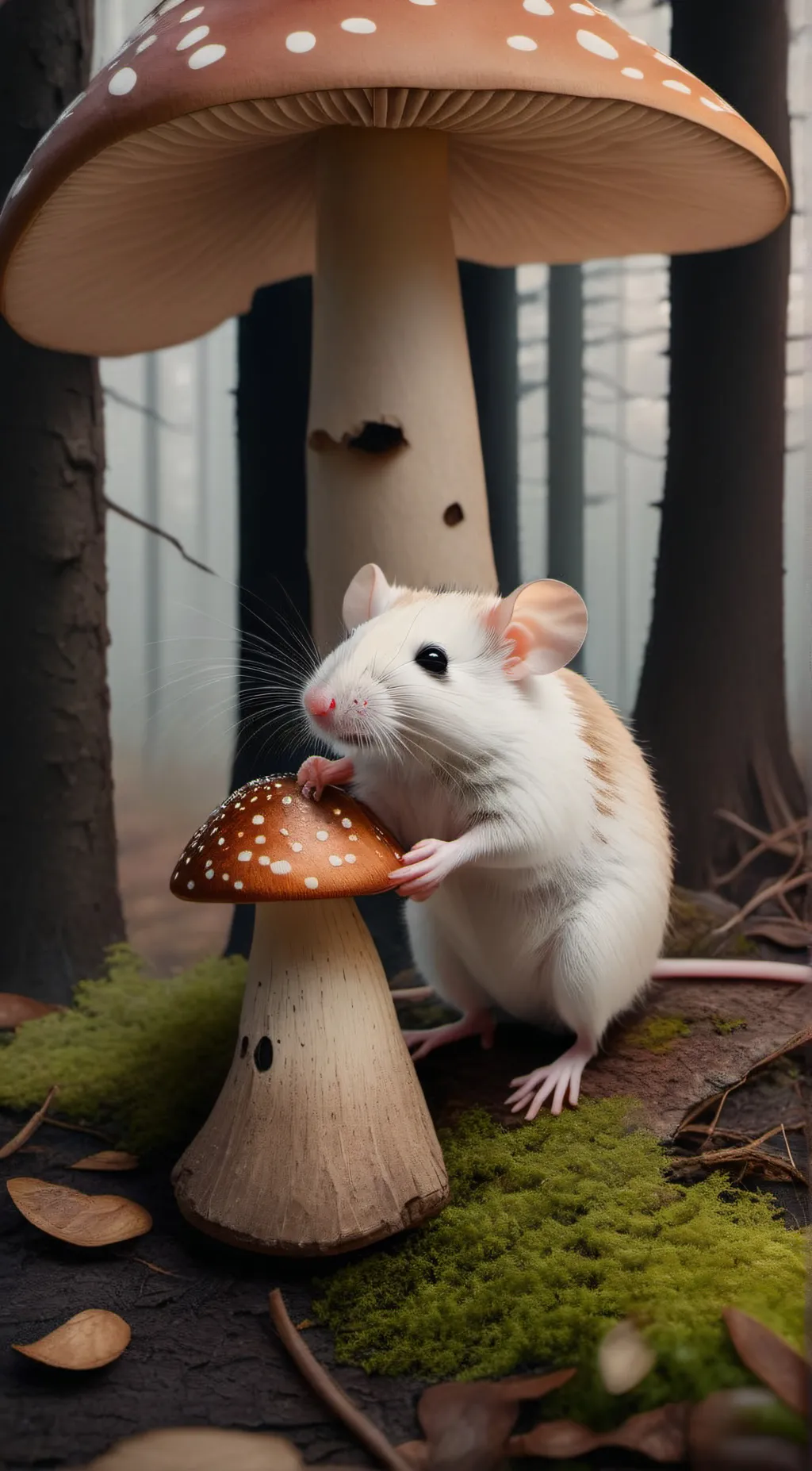 ai character: Mouse theriotype background