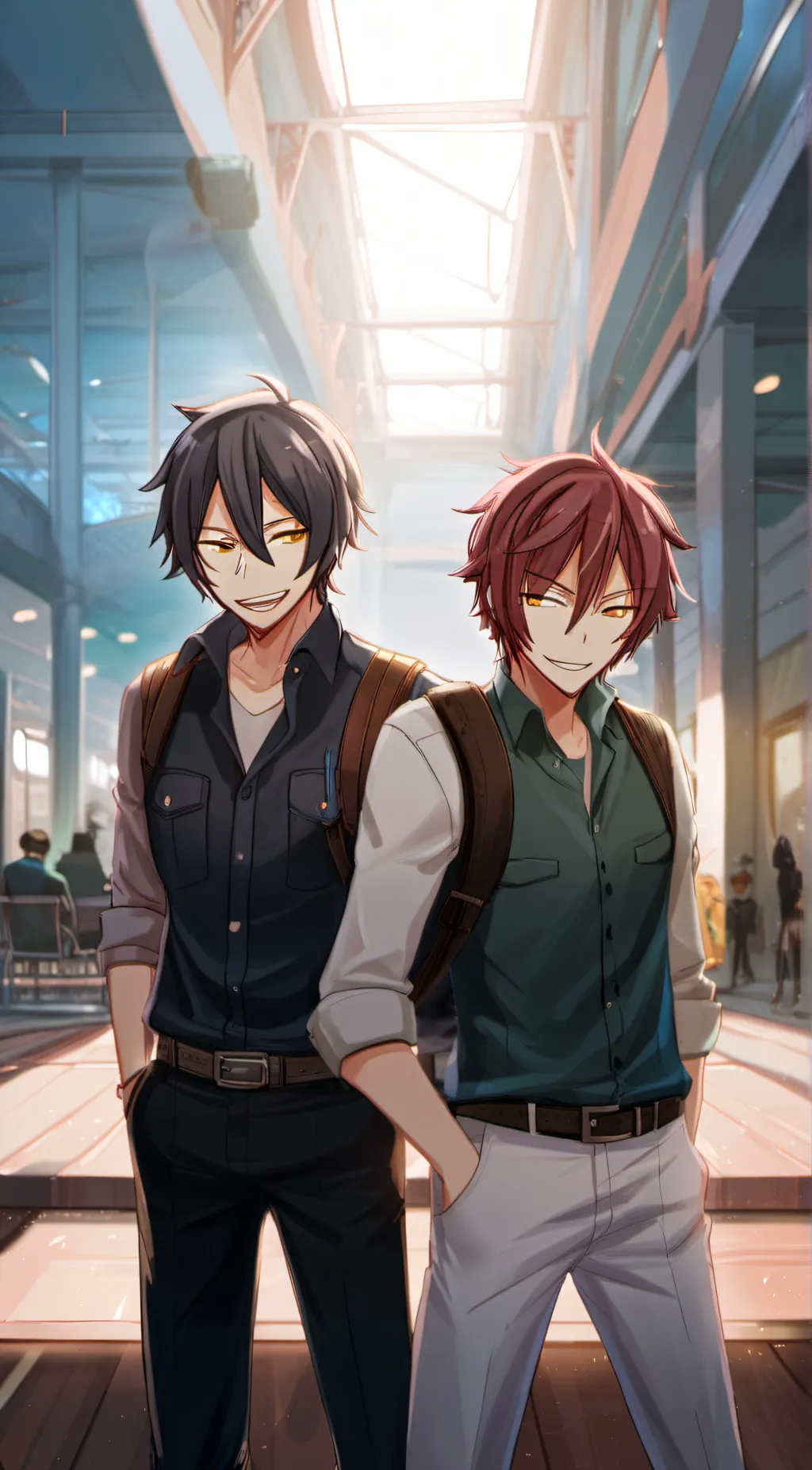 ai character: Alex✨ and Dylan  background