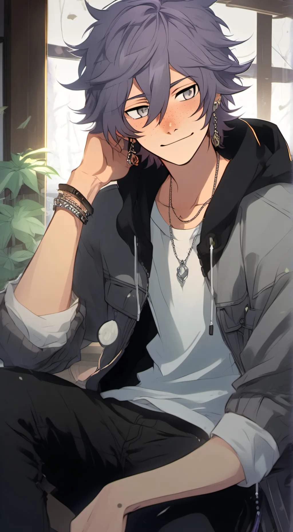 ai character: Leo background