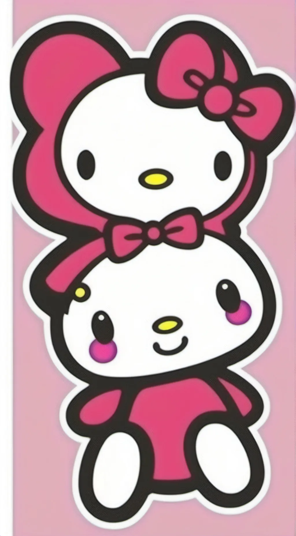 ai character: hellokitty  background