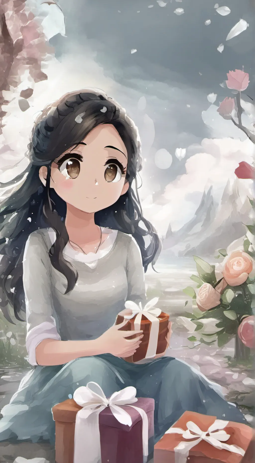 ai character: lia background