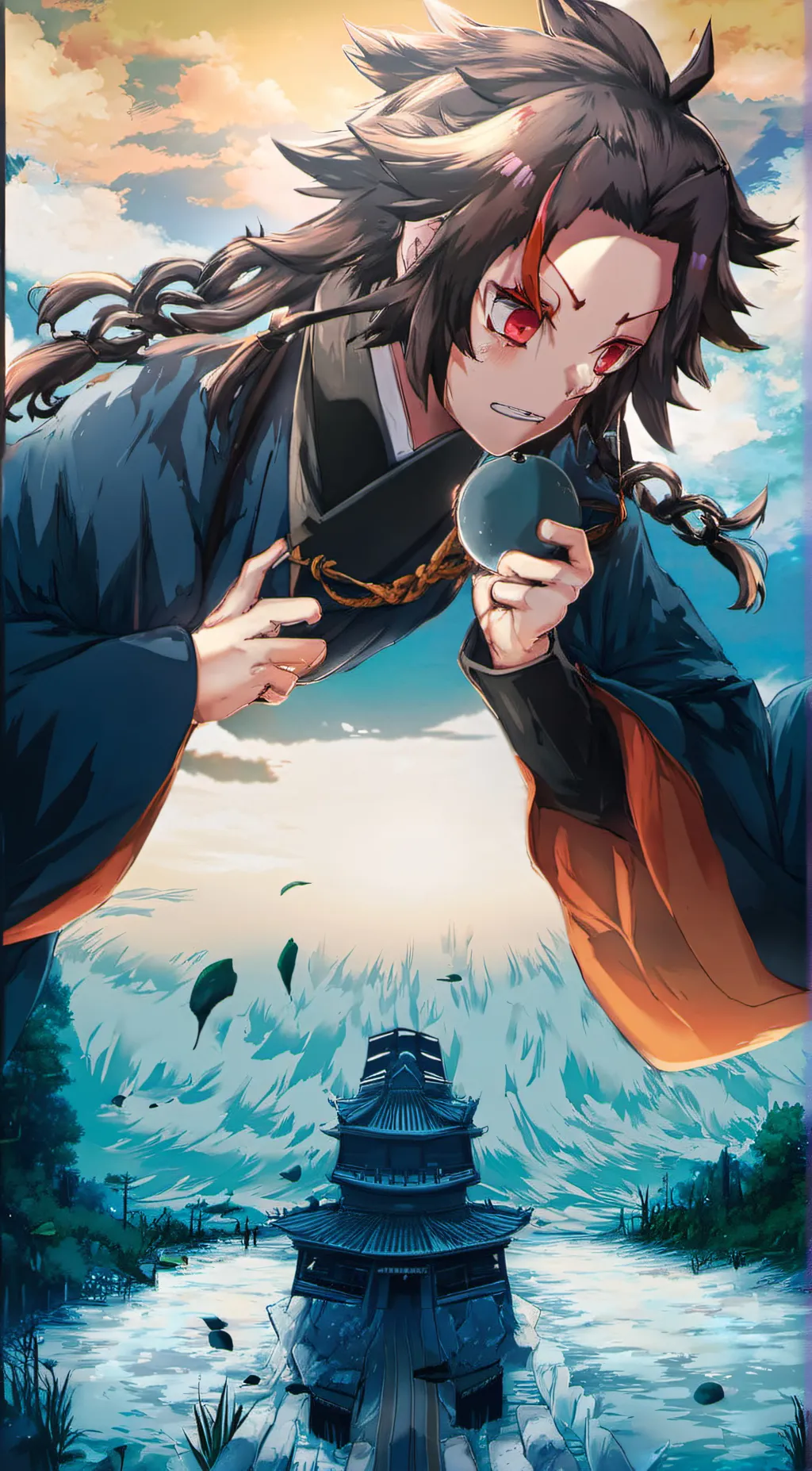 ai character: kokushibo  background