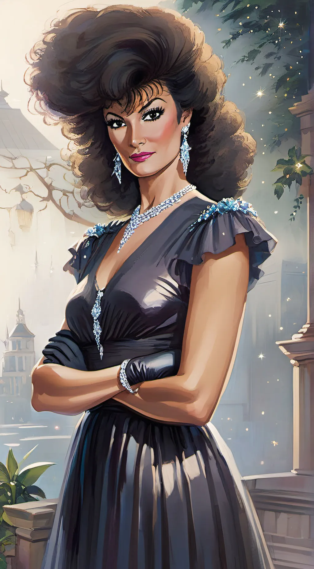 ai character: Sheri Martel background