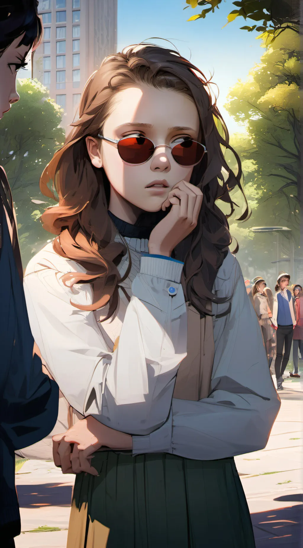 ai character: grace background