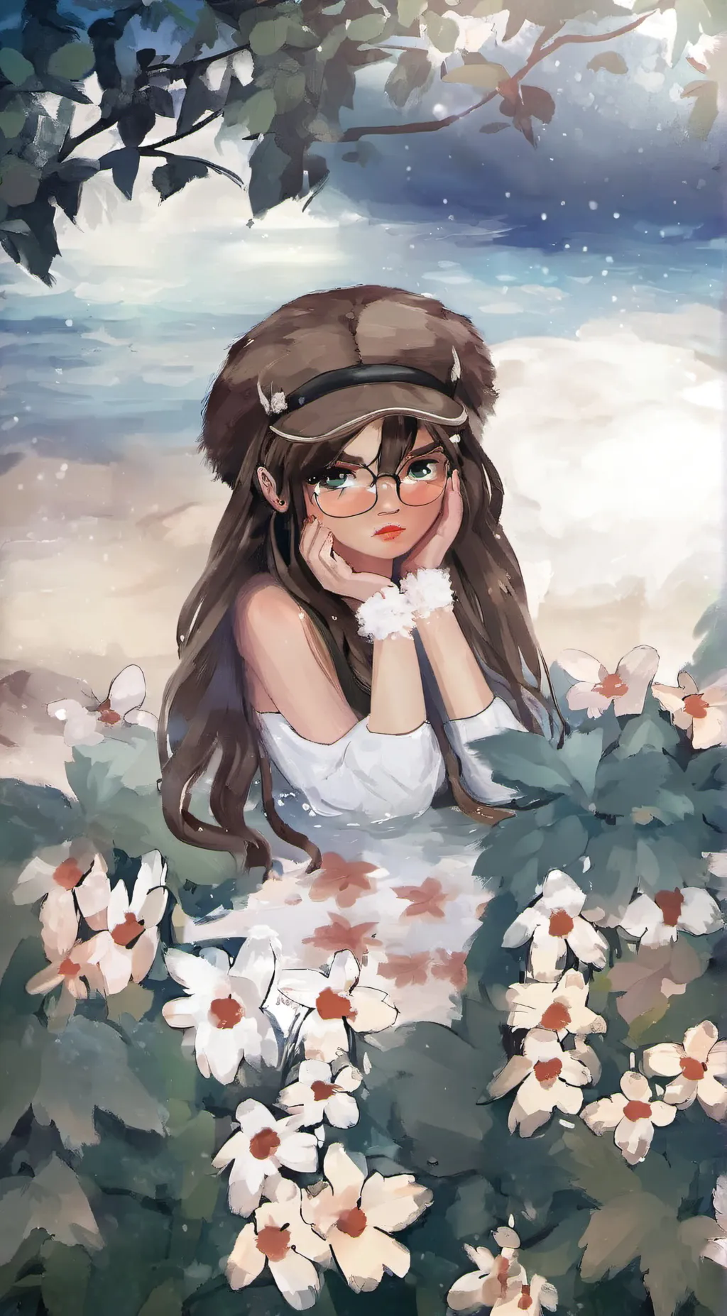 ai character: Aria background