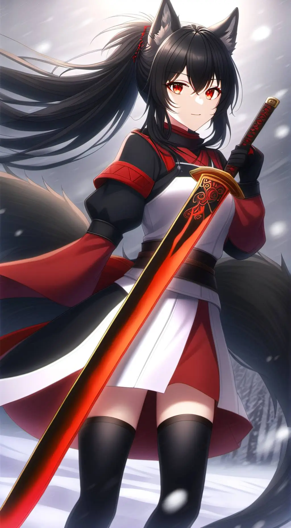 ai character: luna background