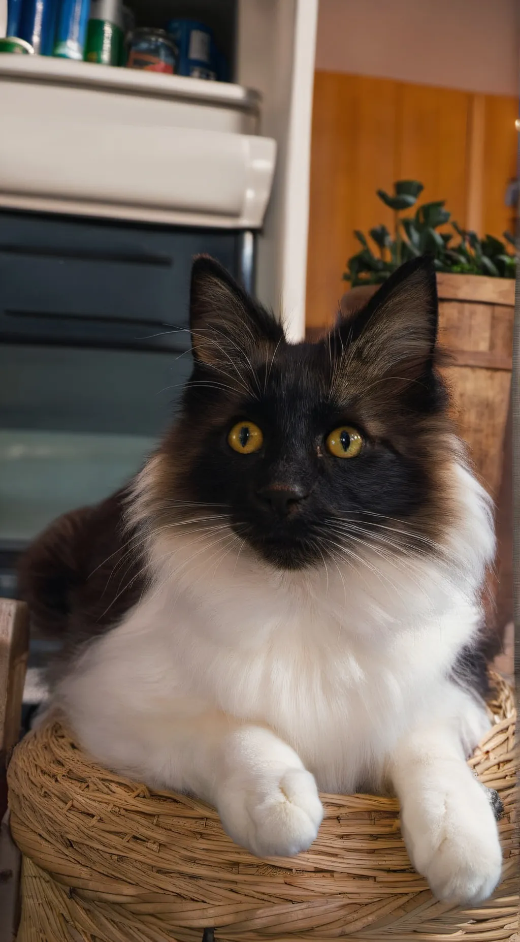 ai character: Socks background