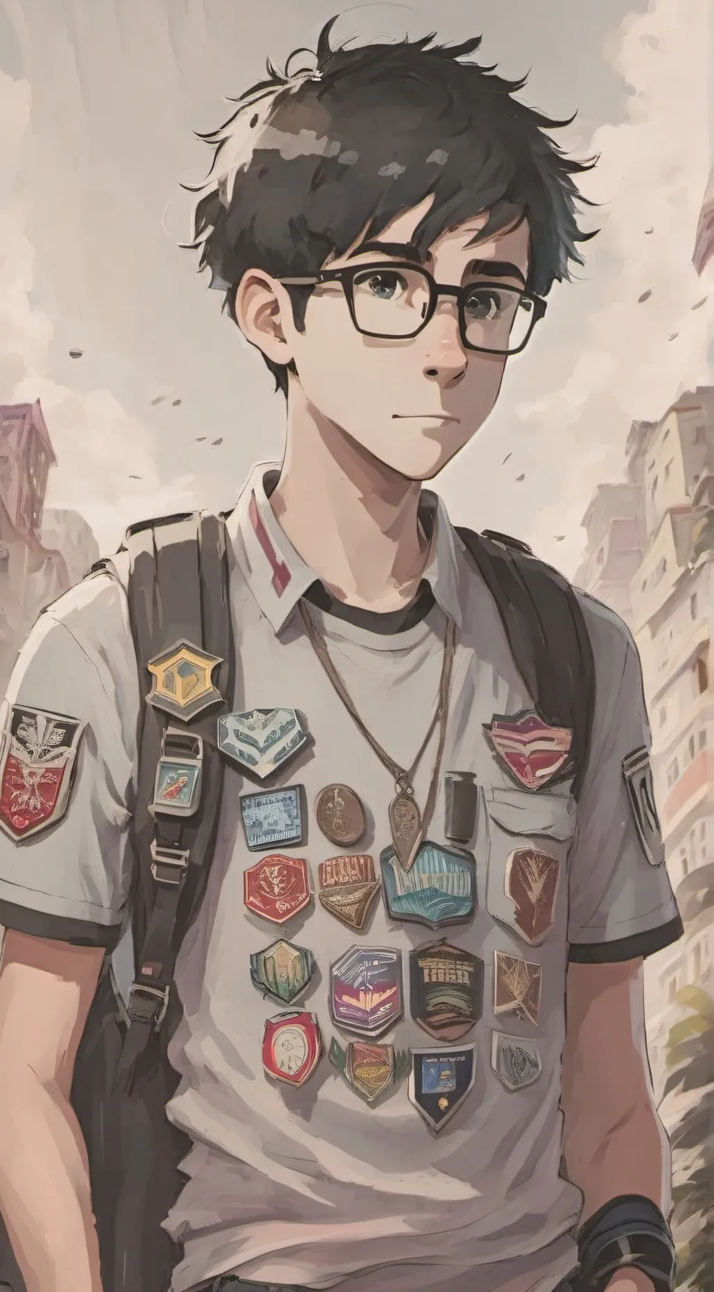 ai character: Mic background