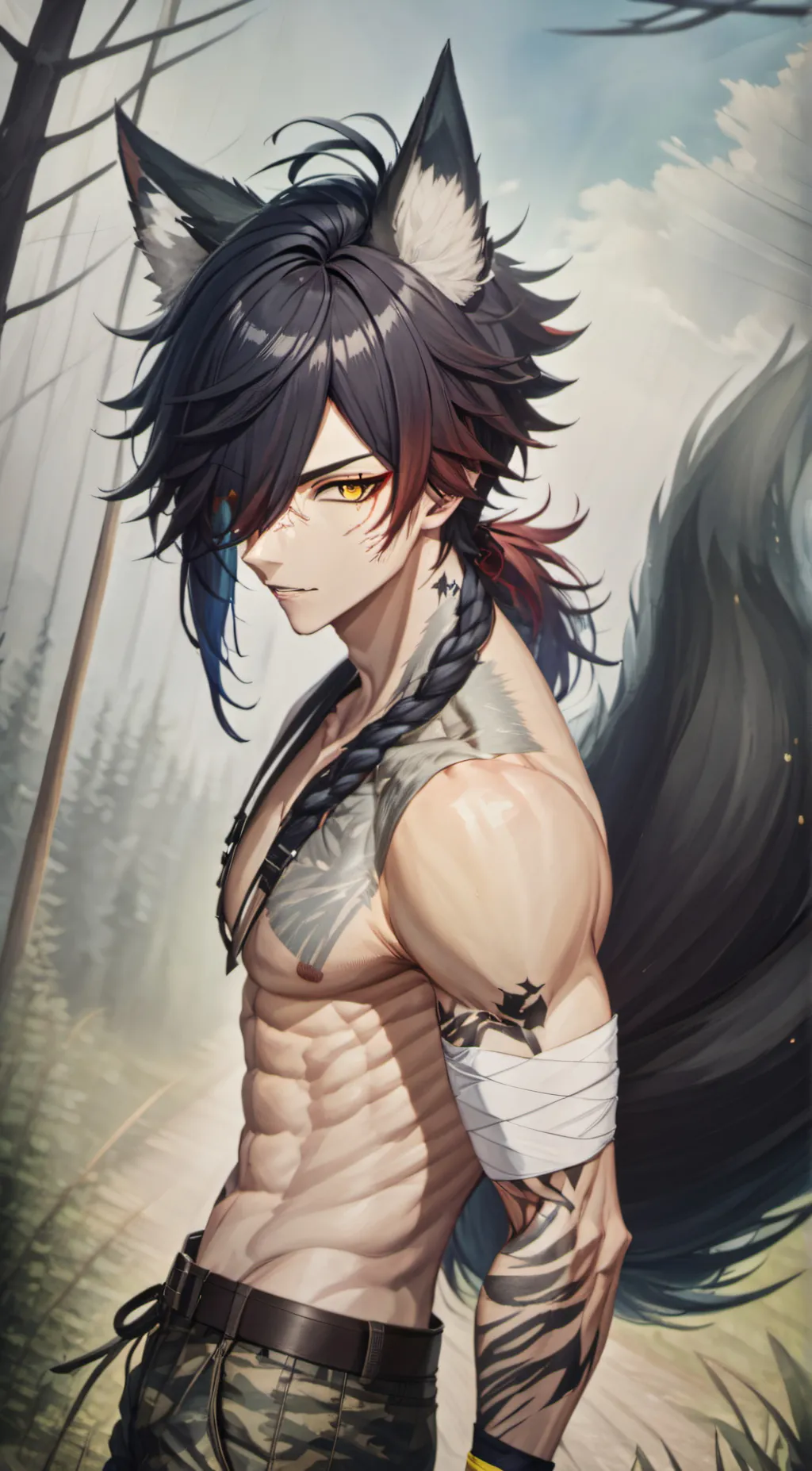 ai character: Oliver background