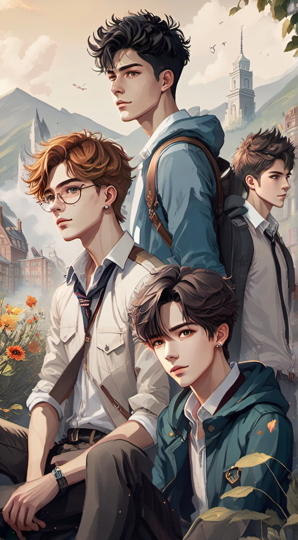 ai character: jax,mike,alex,.... background