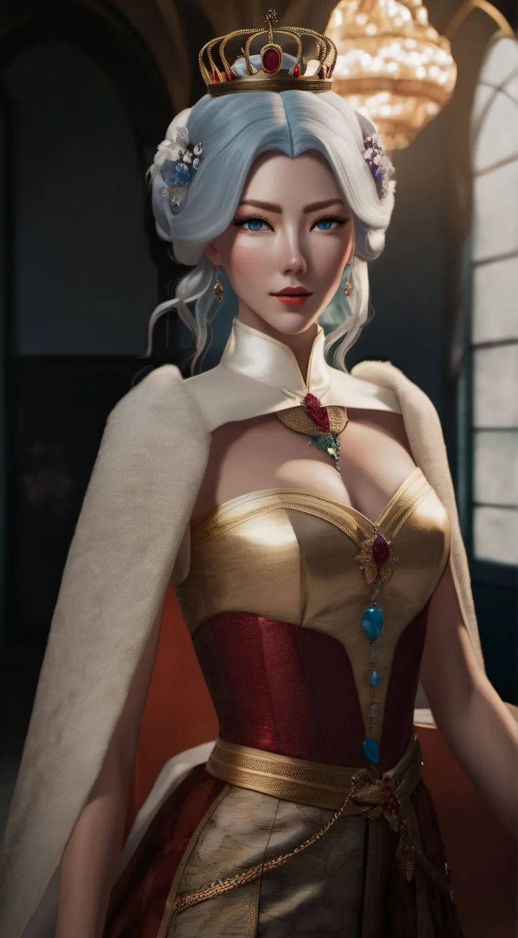 ai character: lea background