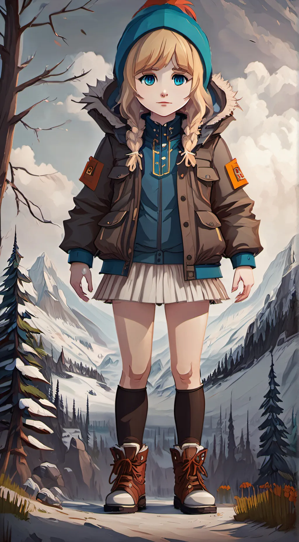 ai character: south park  background