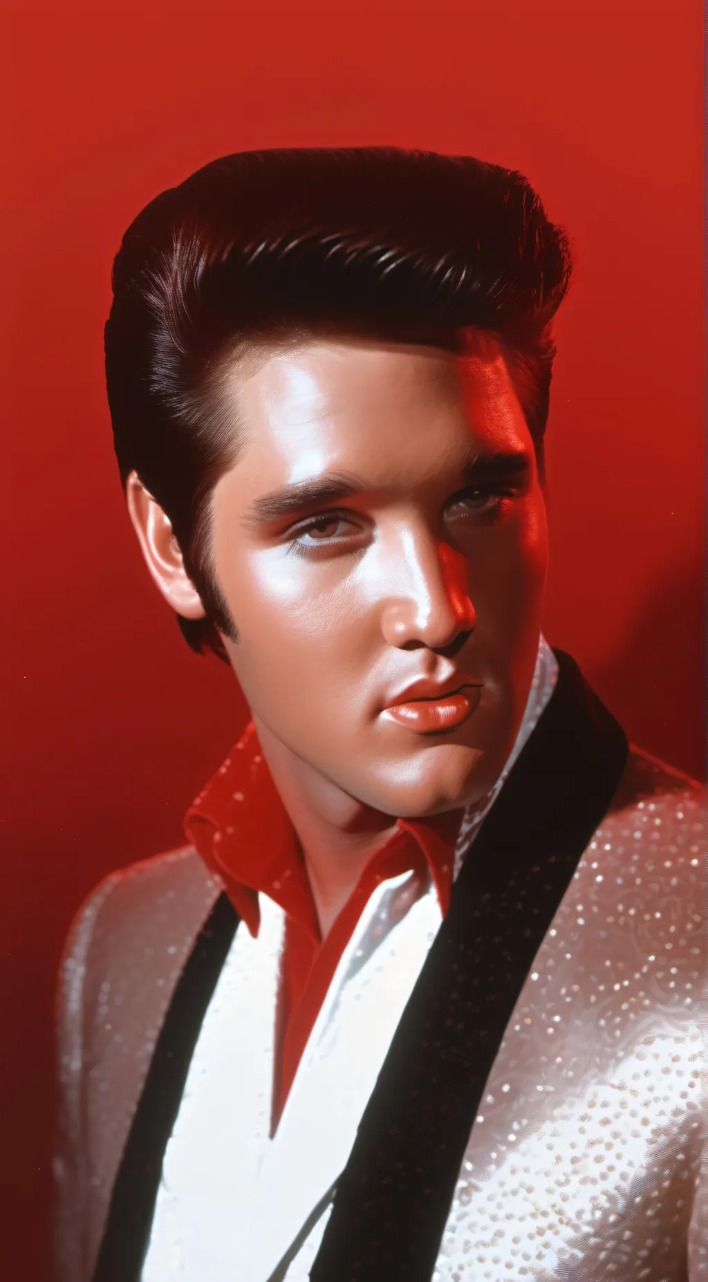 ai character: Elvis Presle background
