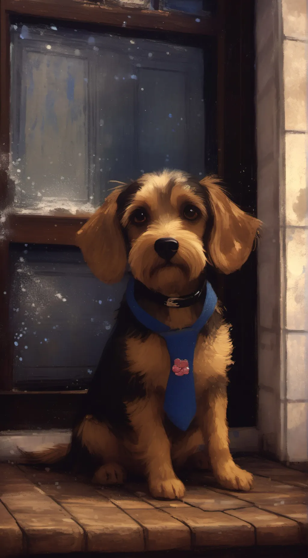 ai character: Rocky background