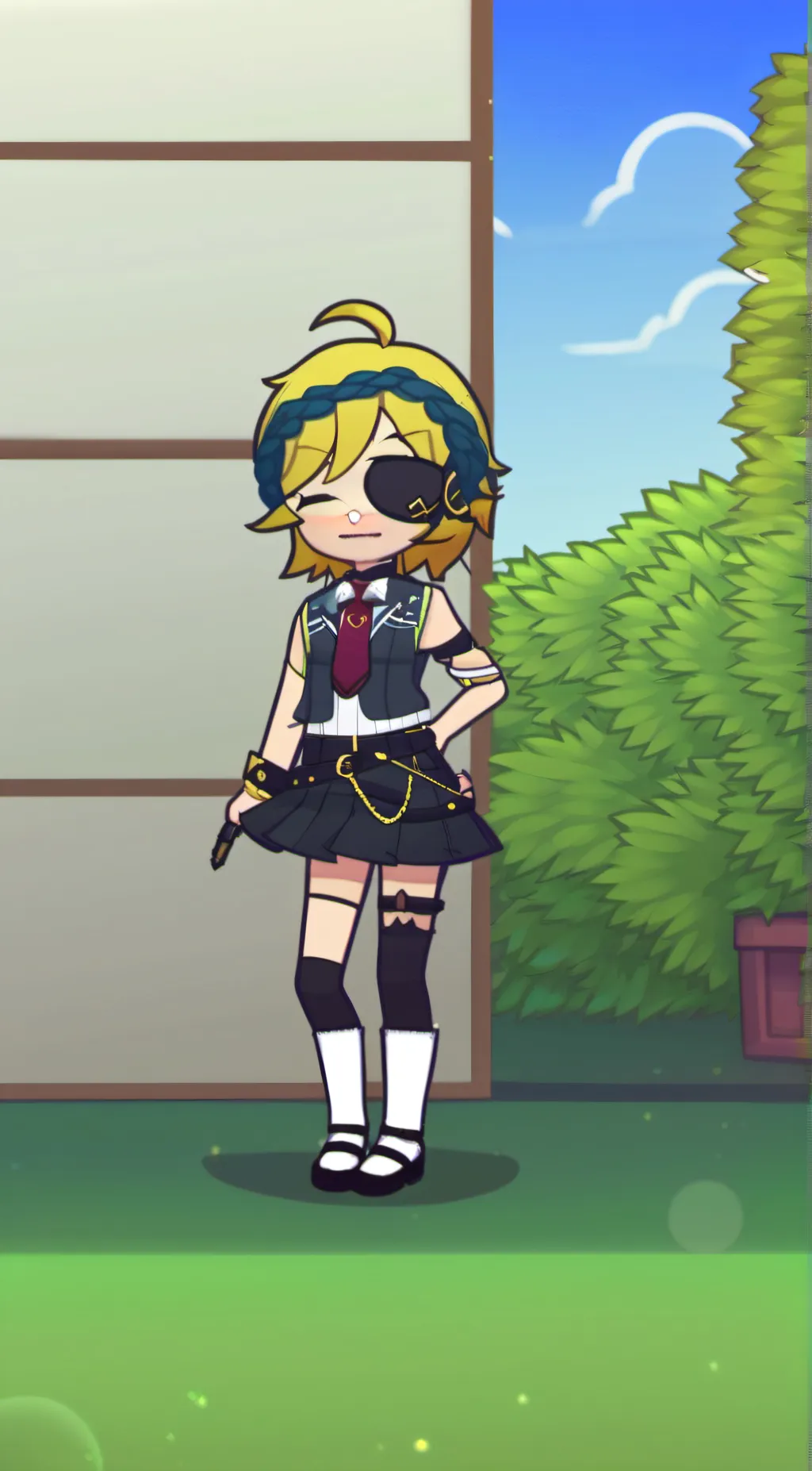 ai character: Lemon background