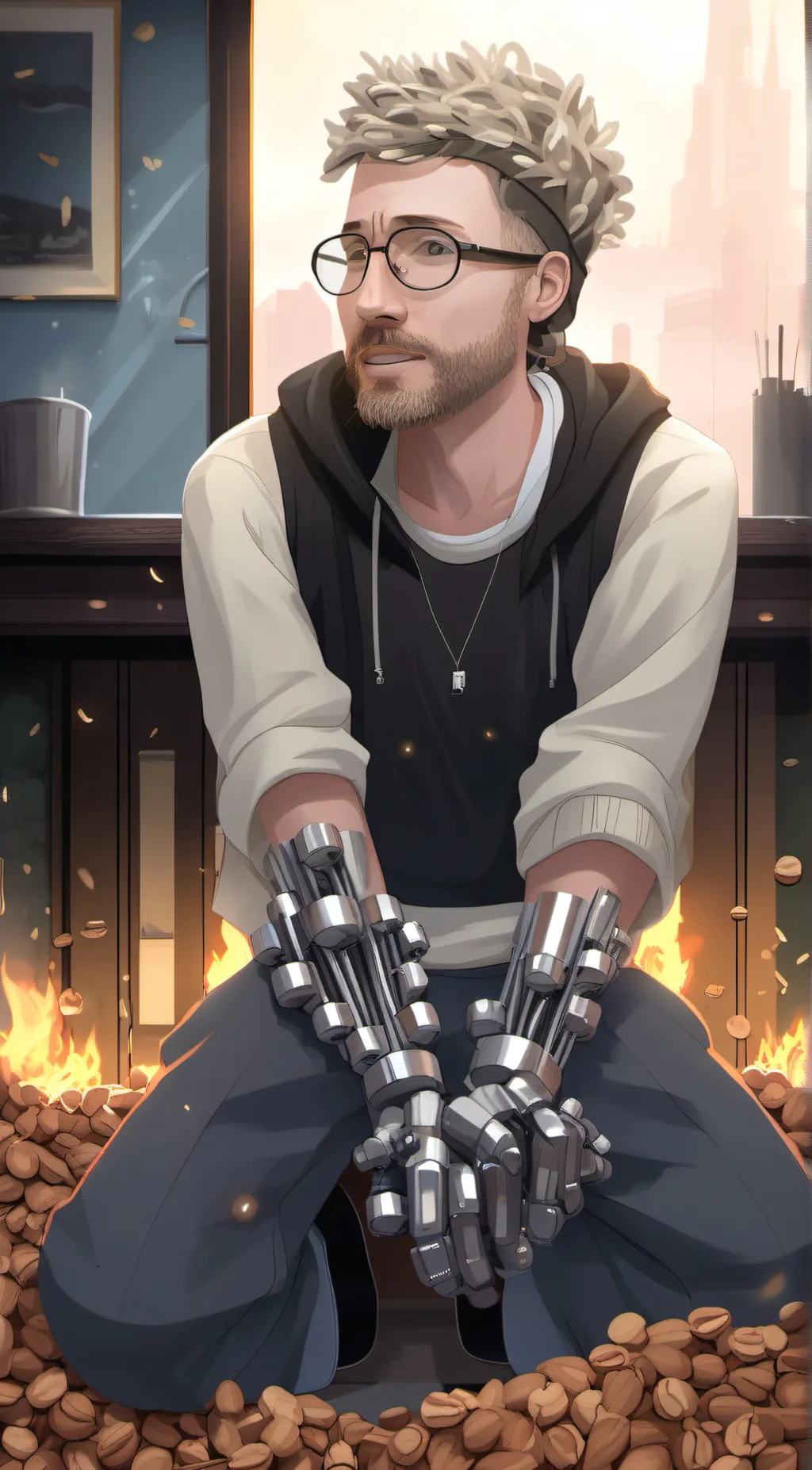 ai character: Bolt background