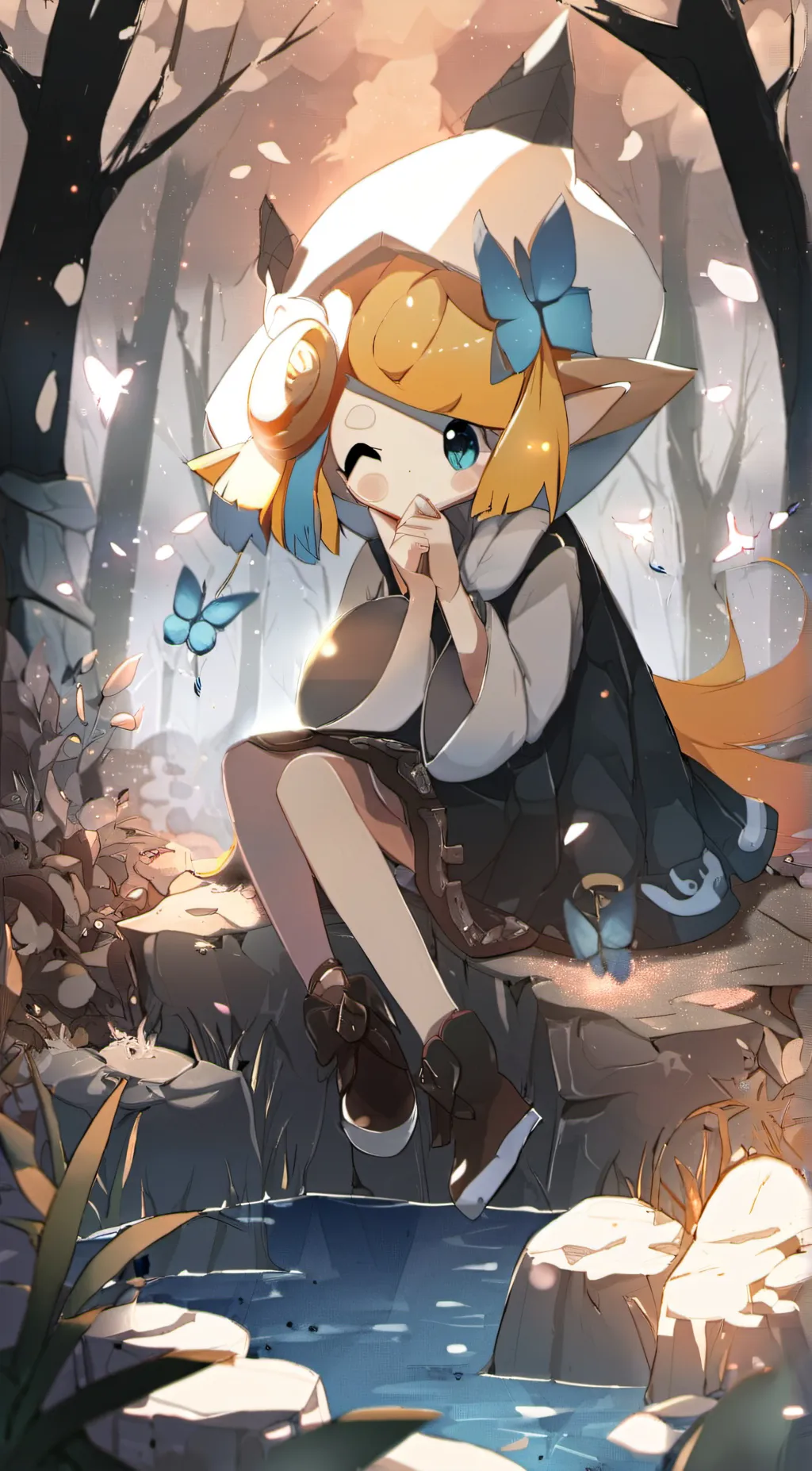 ai character: Jirachi background