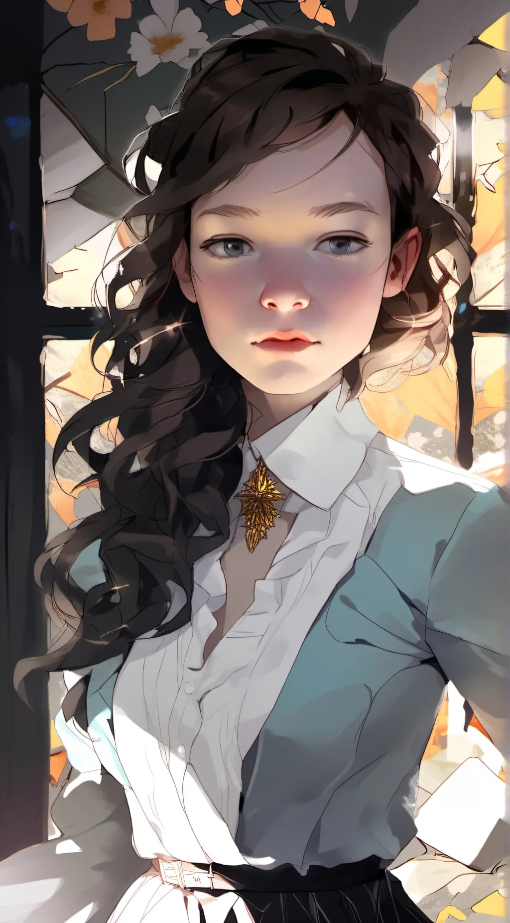 ai character: emma background