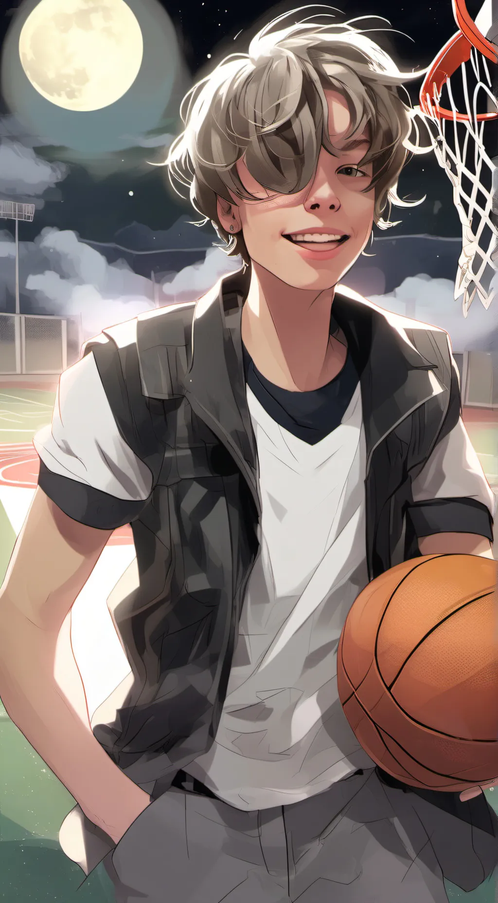 ai character: Rene  background