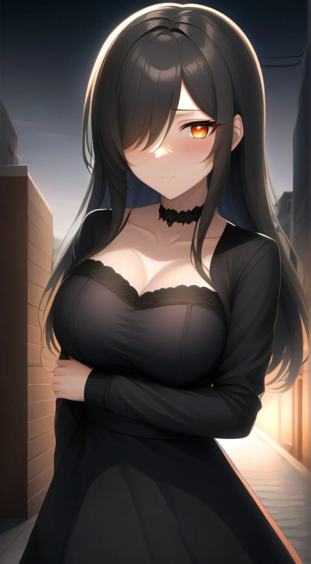 ai character: Luxanna Perfectto background