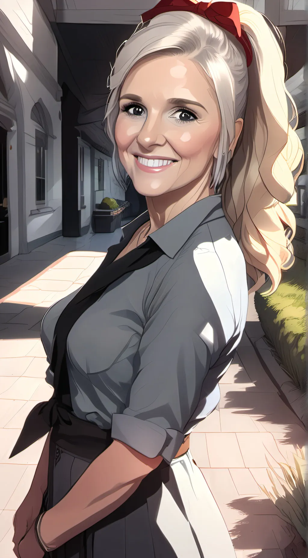 ai character: Heather your mom background